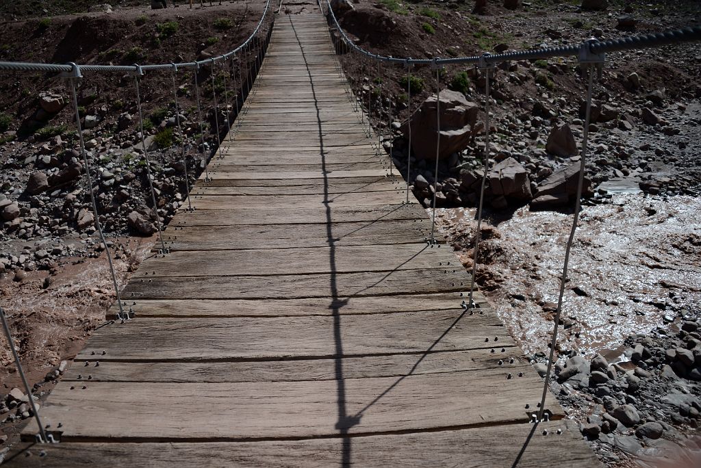 25 Seven Years In Tibet Bridge 3049m Over Horcones River Nearing The Aconcagua Park Exit To Penitentes